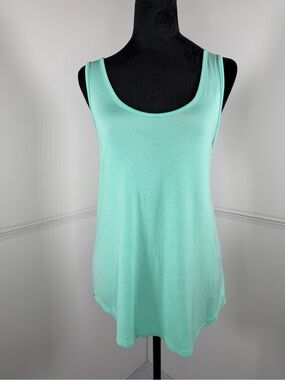Emma's Closet Mint Green Sleeveless Tunic Tank Top Size Medium